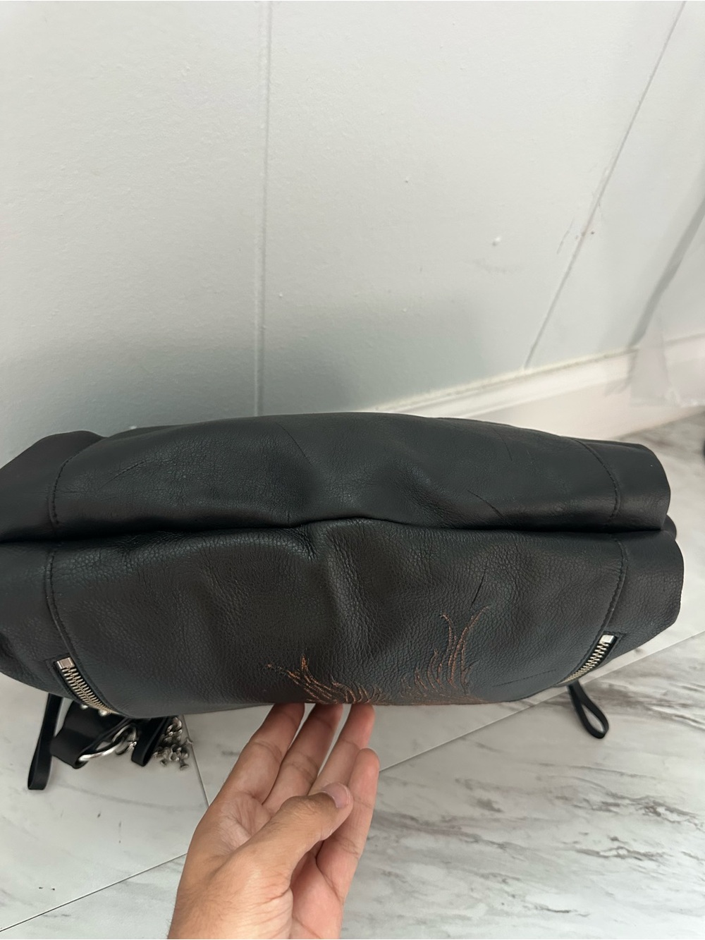 Vintage Harley Davidson Shoulder Bag Bougie Biker, Babe Packing PistolNWOT - Picture 9 of 11